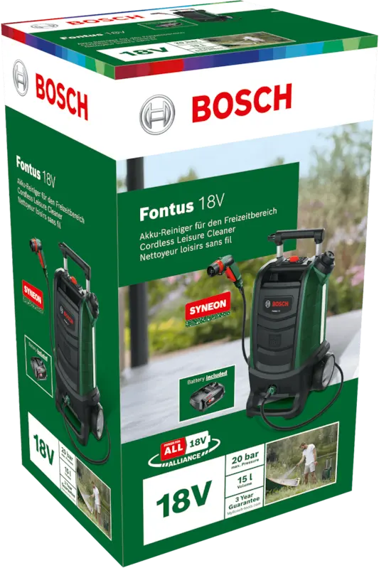 Bosch 06008B6101 Fontus II akkus magasnyomású mosó (1 x 2.5 Ah) 11. kép