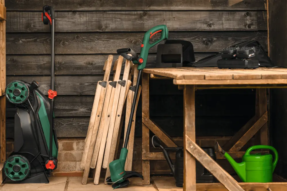 Bosch 06008B9M00 Rotak 18V2-38 akkus fűnyíró (2 x 4,0 Ah) 7. kép