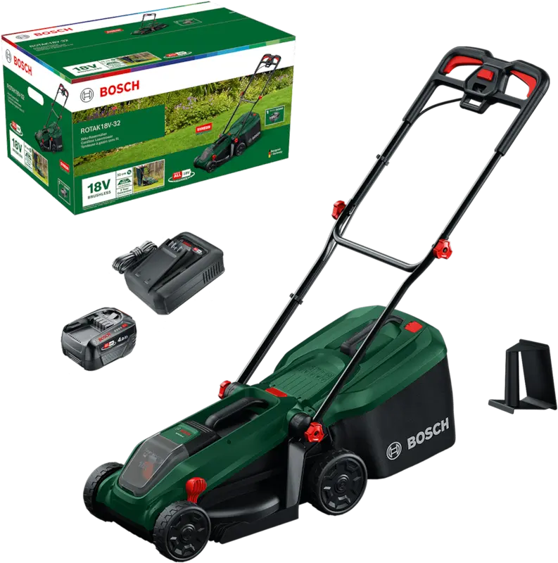 Bosch 06008B9P00 Rotak 18V-32 akkus fűnyíró (1 x 4,0 Ah) 10. kép