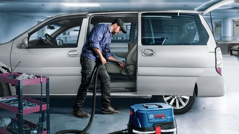 Bosch 060197C100 GAS 12-25 PL nedves/száraz porszívó 6. kép