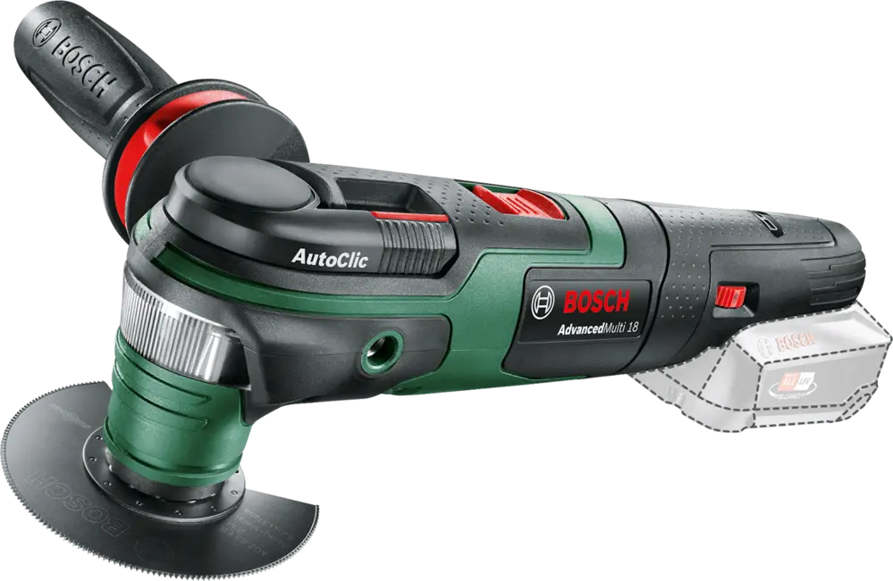 Bosch 0603104000 AdvancedMulti 18 akkus multifunkcionális szerszám (akku és töltő nélkül) Fő kép
