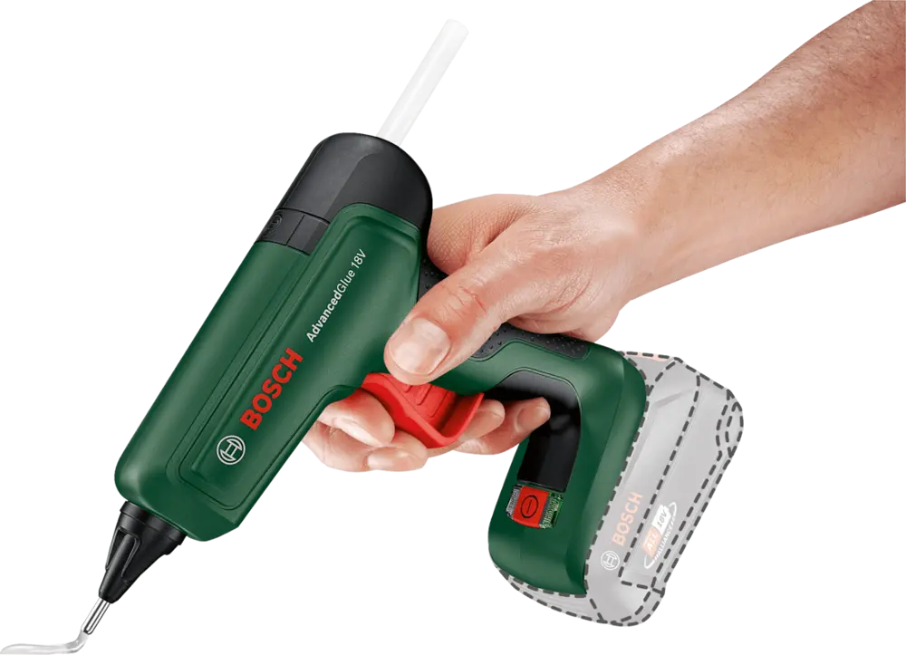 Bosch 0603264800 AdvancedGlue 18 akkus ragasztópisztoly (akku és töltő nélkül) 2. kép