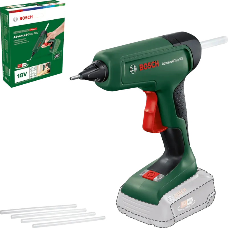 Bosch 0603264800 AdvancedGlue 18 akkus ragasztópisztoly (akku és töltő nélkül) 4. kép