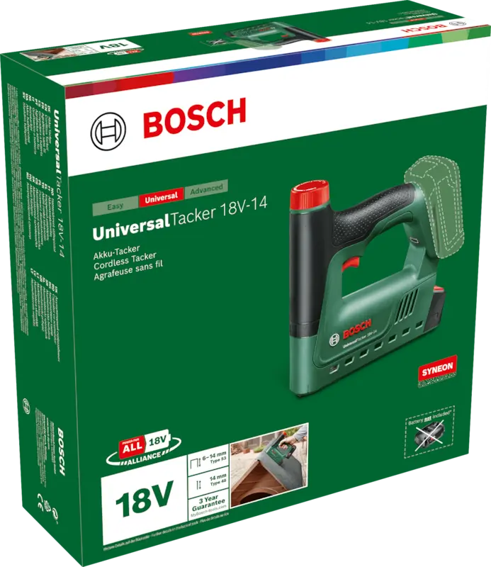 Bosch 06032A7000 UniversalTracker 18 akkus tűzőgép (akku és töltő nélkül) 3. kép