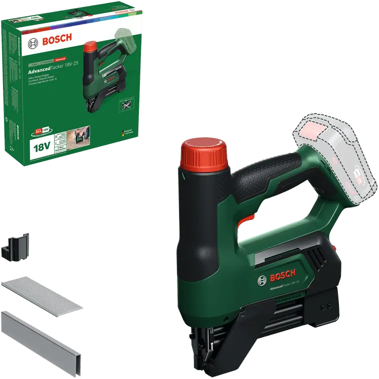 Bosch 06032A7100 AdvancedTacker 18V-25 akkus tűzőgép (kartondobozban, akku és töltő nélkül) 3. kép