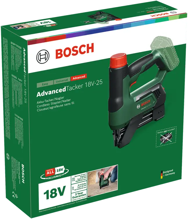 Bosch 06032A7100 AdvancedTacker 18V-25 akkus tűzőgép (kartondobozban, akku és töltő nélkül) 4. kép