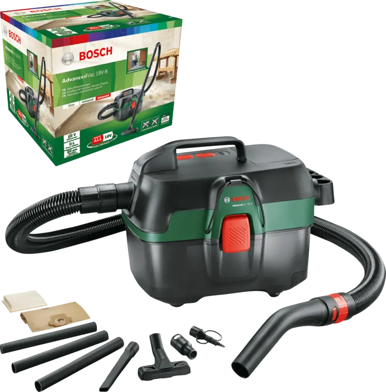 Bosch 06033E1000 AdvancedVac 18 akkus nedves és száraz porszívó 3. kép