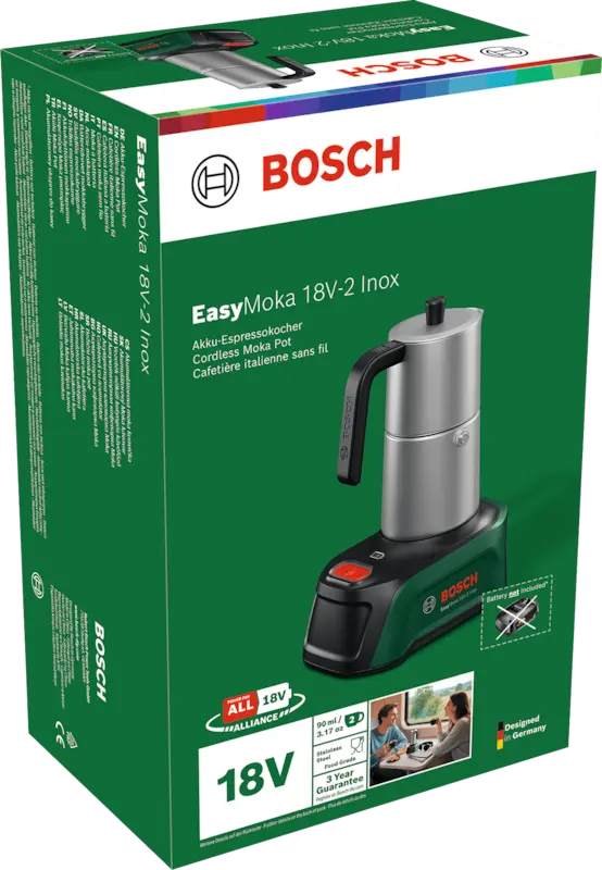 Bosch 06039E4100 EasyMoka 18-V-2 akkus kávéfőző (akku és töltő nélkül) 7. kép