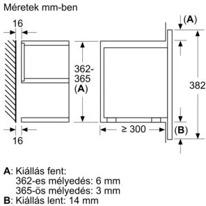 Bosch BFL7221B1 Beépíthető mikrohullámú sütő 8. kép