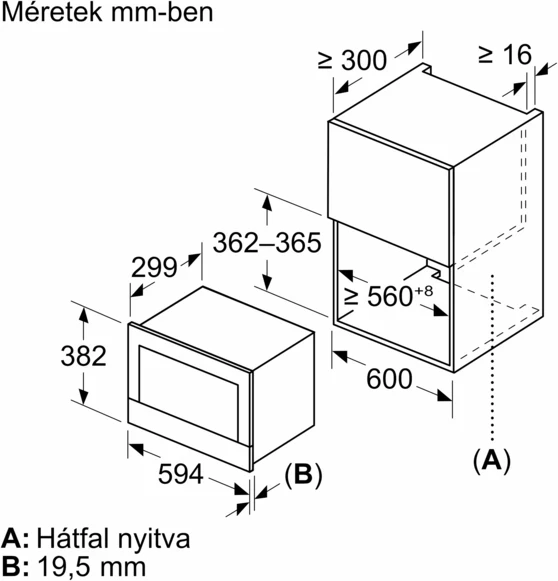 Bosch BFR7221B1  Beépíthető mikrohullámú sütő 7. kép