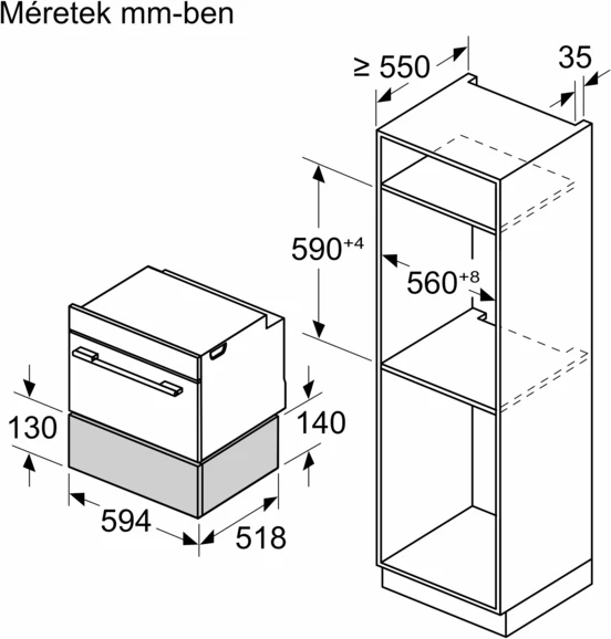 Bosch BIC7101B1  Melegen tartó fiók 7. kép