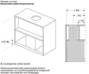 Bosch DBB63BC60 BEÉPÍTHETŐ DESIGN ELSZÍVÓ 14. kép