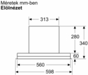 Bosch DBB65CC60 BEÉPÍTHETŐ DESIGN ELSZÍVÓ 13. kép