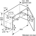 Bosch DFL064W54 Beépíthető páraelszívó 15. kép