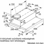 Bosch DFL064W54 Beépíthető páraelszívó 10. kép