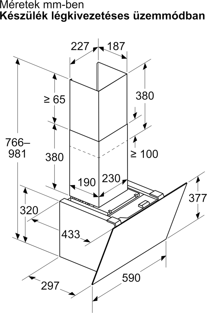 Bosch DWK67PN61 Falra szerelhető páraelszívó 12. kép
