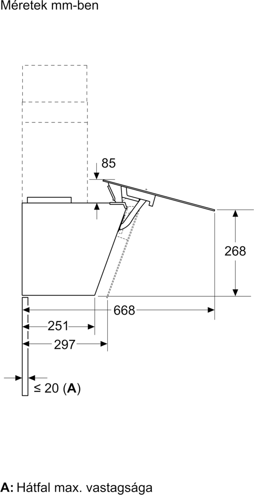 Bosch DWK67PN61 Falra szerelhető páraelszívó 9. kép