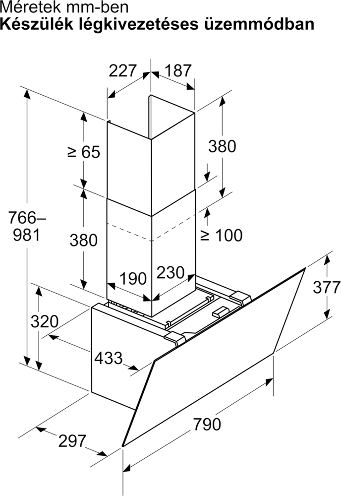 Bosch DWK87PN61 Falra szerelhető páraelszívó 11. kép