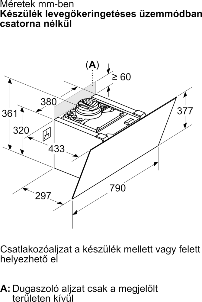 Bosch DWK87PN61 Falra szerelhető páraelszívó 13. kép