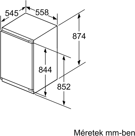 Bosch GIV21AFE0  Beépíthető fagyasztókészülék 11. kép