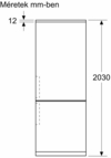Bosch KGN392LCF alulfagyasztós hűtőszekrény 17. kép