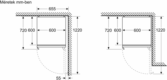 Bosch KGN39AIAU alulfagyasztós hűtőszekrény 14. kép
