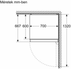 Bosch KGN492IAF Alulfagyasztós hűtőszekrény 16. kép