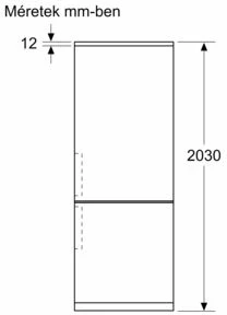 Bosch KGN49LBCF Alulfagyasztós hűtőszekrény 8. kép