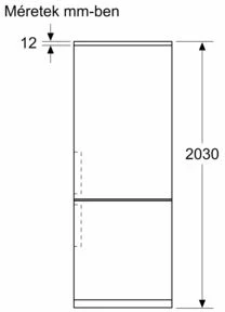 Bosch KGN49VICT alulfagyasztós hűtőszekrény 4. kép