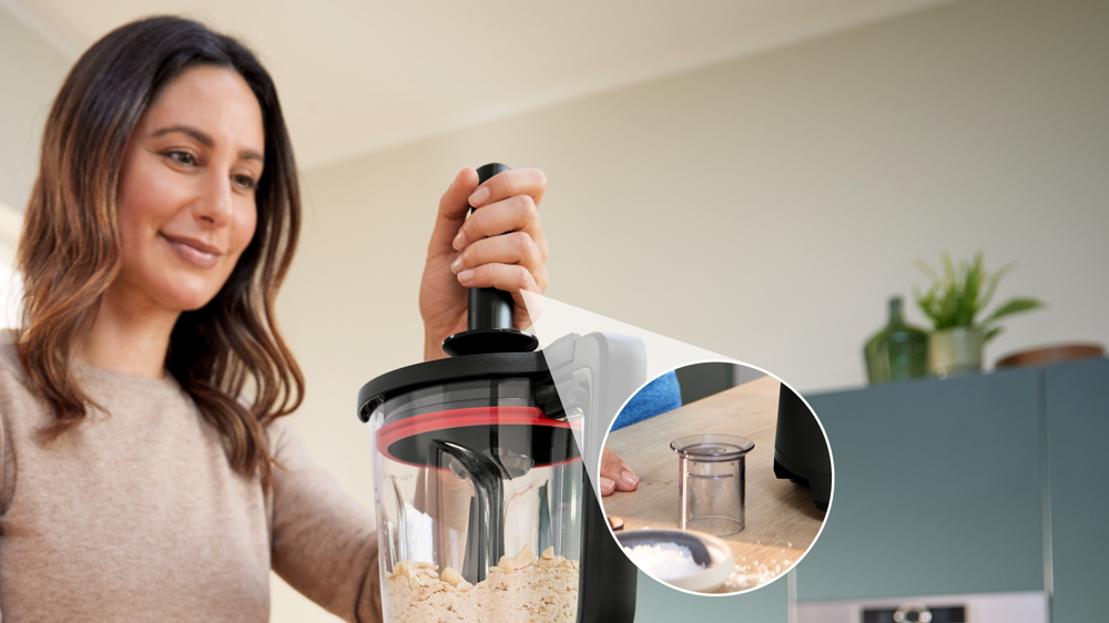 Bosch MUZS6MX Turmix feltét (üveg) 2. kép