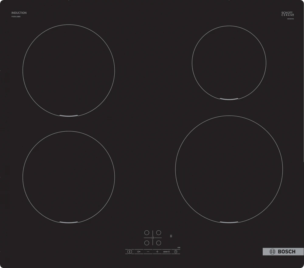 Bosch PUE611BB5E beépíthető indukciós főzőlap Fő kép