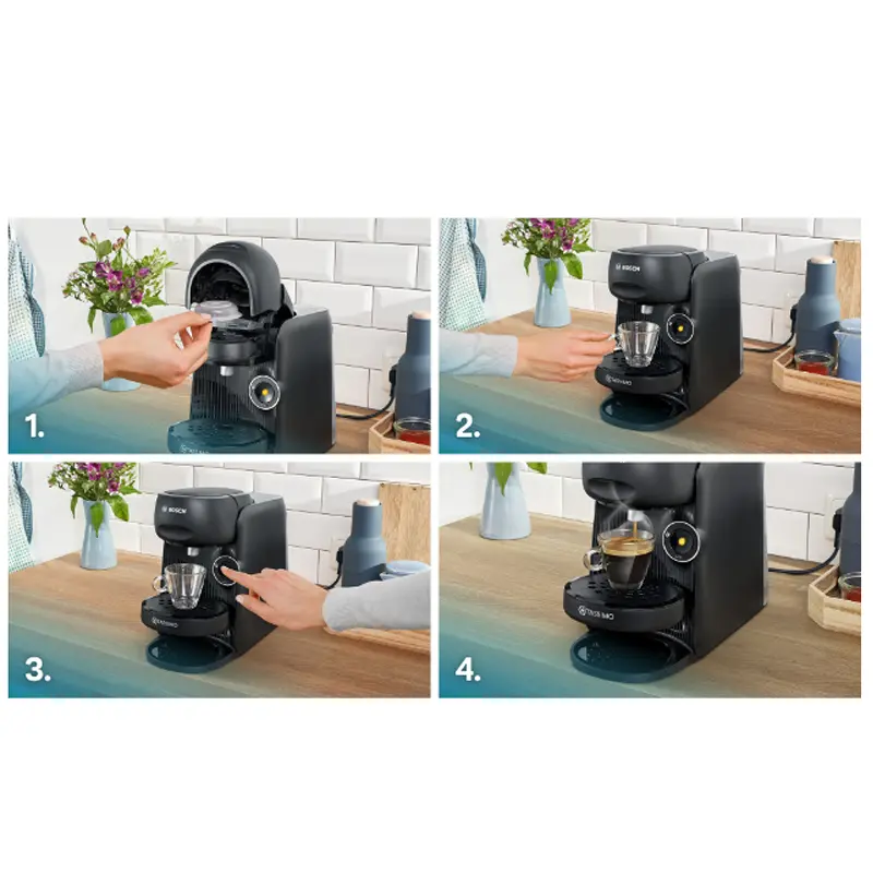 Bosch TAS162E Tassimo Finesse kapszulás kávéfőző (fekete) 7. kép
