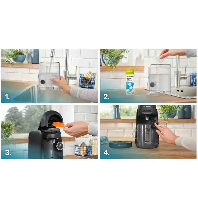 Bosch TAS162E Tassimo Finesse kapszulás kávéfőző (fekete) 8. kép