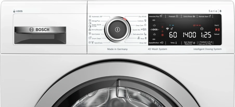 Bosch WAV28KH1BY Elöltöltős mosógép 3. kép