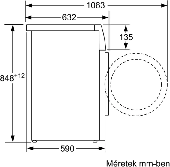 Bosch WAV28KH1BY Elöltöltős mosógép 8. kép