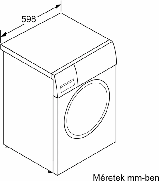 Bosch WAV28KH1BY Elöltöltős mosógép 9. kép