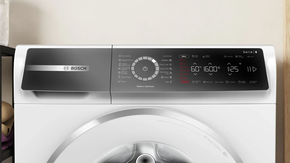 Bosch WGB25690BY elöltöltős mosógép 4. kép