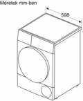 Bosch WQG243DMBY Hőszivattyús kondenzációs szárítógép 20. kép