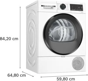 Bosch WQG243DNBY Hőszivattyús kondenzációs szárítógép 7. kép