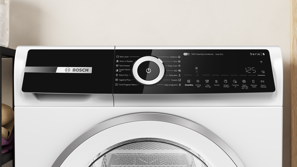 Bosch WQN246D9BY Hőszivattyús kondenzációs szárítógép 6. kép