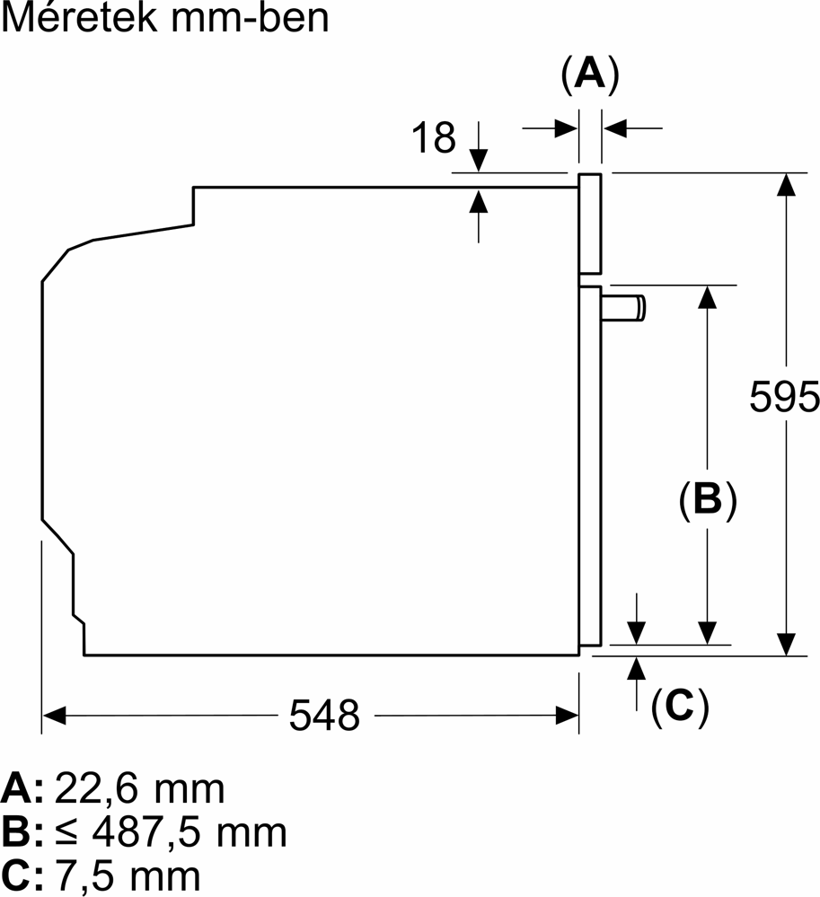 Neff B69FY3CX2 flex design beépíthető önálló sütő 13. kép
