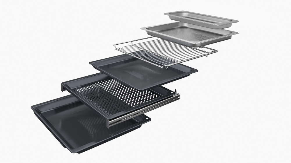 Neff B69FY3CX2 flex design beépíthető önálló sütő 10. kép