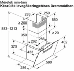 Neff D65IFN1S0 Falra szerelhető páraelszívó 9. kép