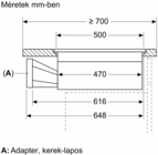 Neff V68PYX4B0 Indukciós főzőlap beépített elszívóval 17. kép