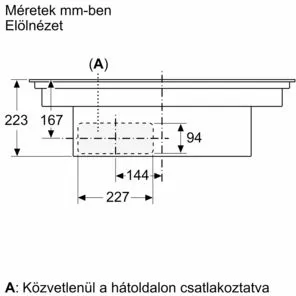 Neff V68YHL4B0  Indukciós főzőlap beépített elszívóval 15. kép