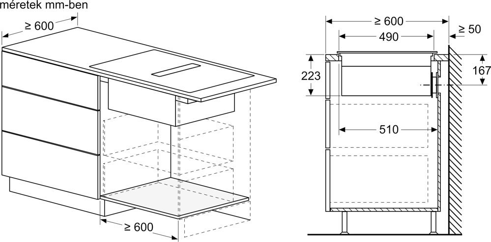 Neff V68YHL4B0  Indukciós főzőlap beépített elszívóval 26. kép