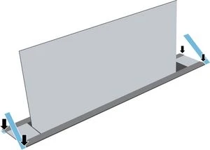 Neff Z5802GLDY0 neff Flex Design oldalélek munkapultba építhető páraelszívóhoz 4. kép