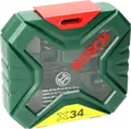 Bosch 2607010608 34 részes X-line készlet 2. kép