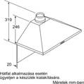 Bosch DWP66BC50 Kürtős páraelszívó 7. kép