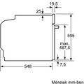 Bosch HBG578EB3 Beépíthető Önálló Sütő 9. kép